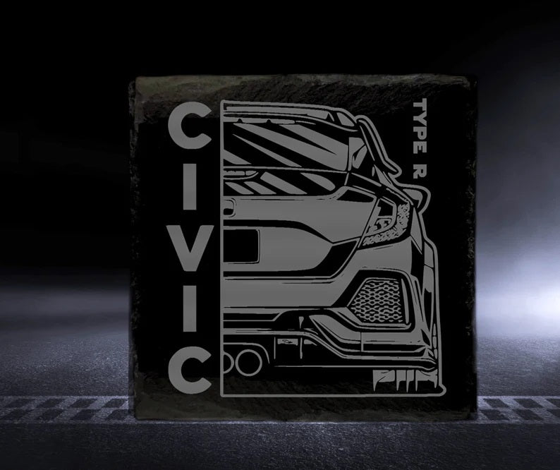Car Personalised Slate Coasters