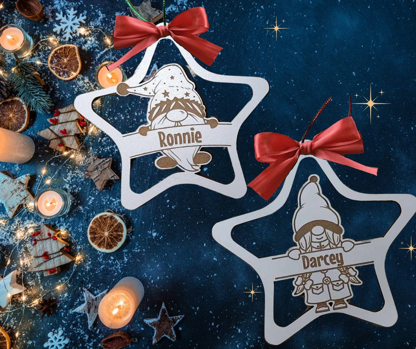 Male Gongs, Mrs Santa Baubles , Hanging Ornaments SVG, LBRN, DFX