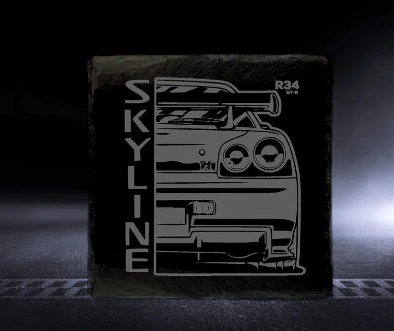 Car Personalised Slate Coasters