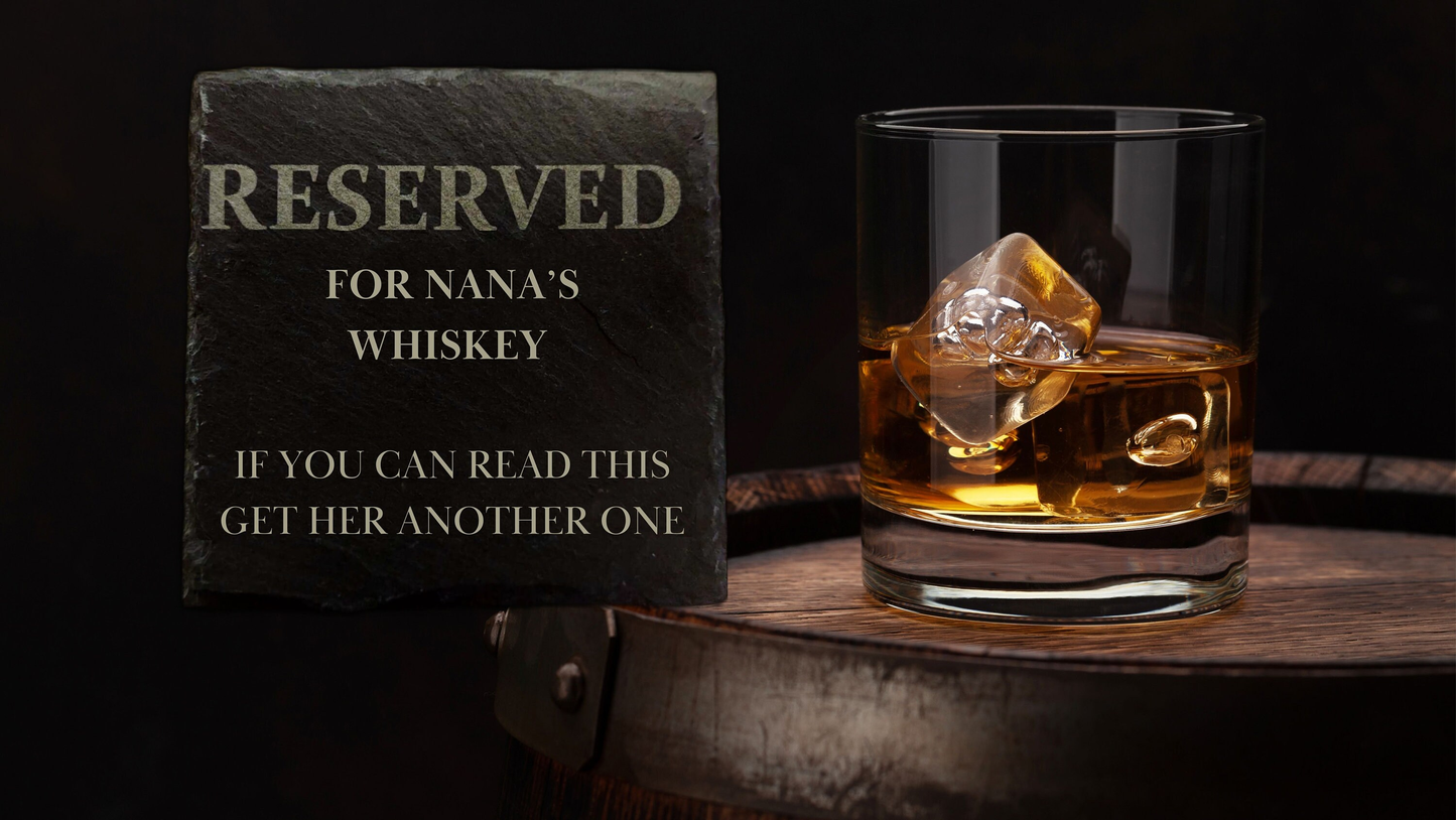Reserved Slate Premium Slate Coasters