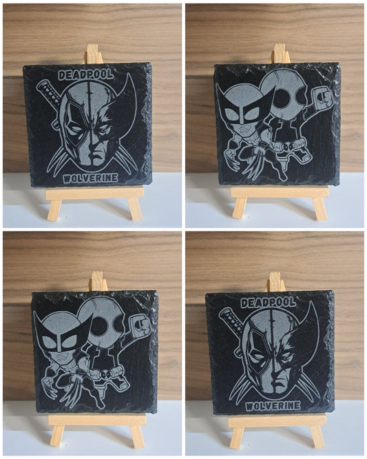 Deadpool And Wolverine coasters