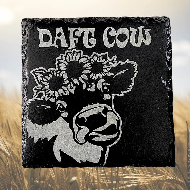 Funny Cow Slate Coasters Premium Slate Coasters